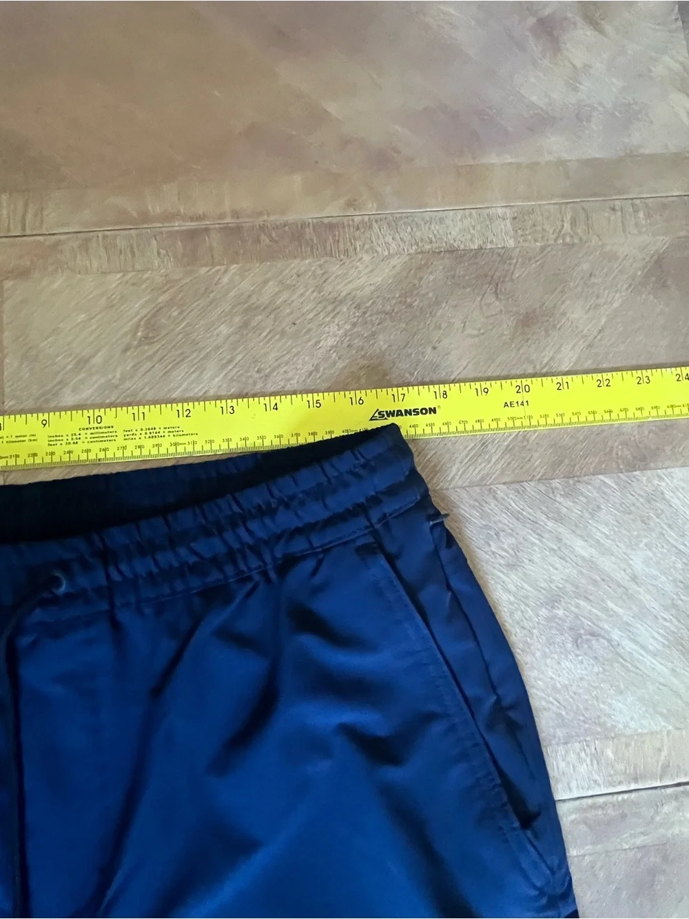 🏃‍♂️💙 Old Navy Navy Blue Jogger Pants Zip Pockets Drawstring Waist Size L